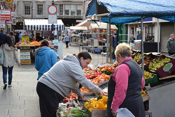 Morning in Moore Street
