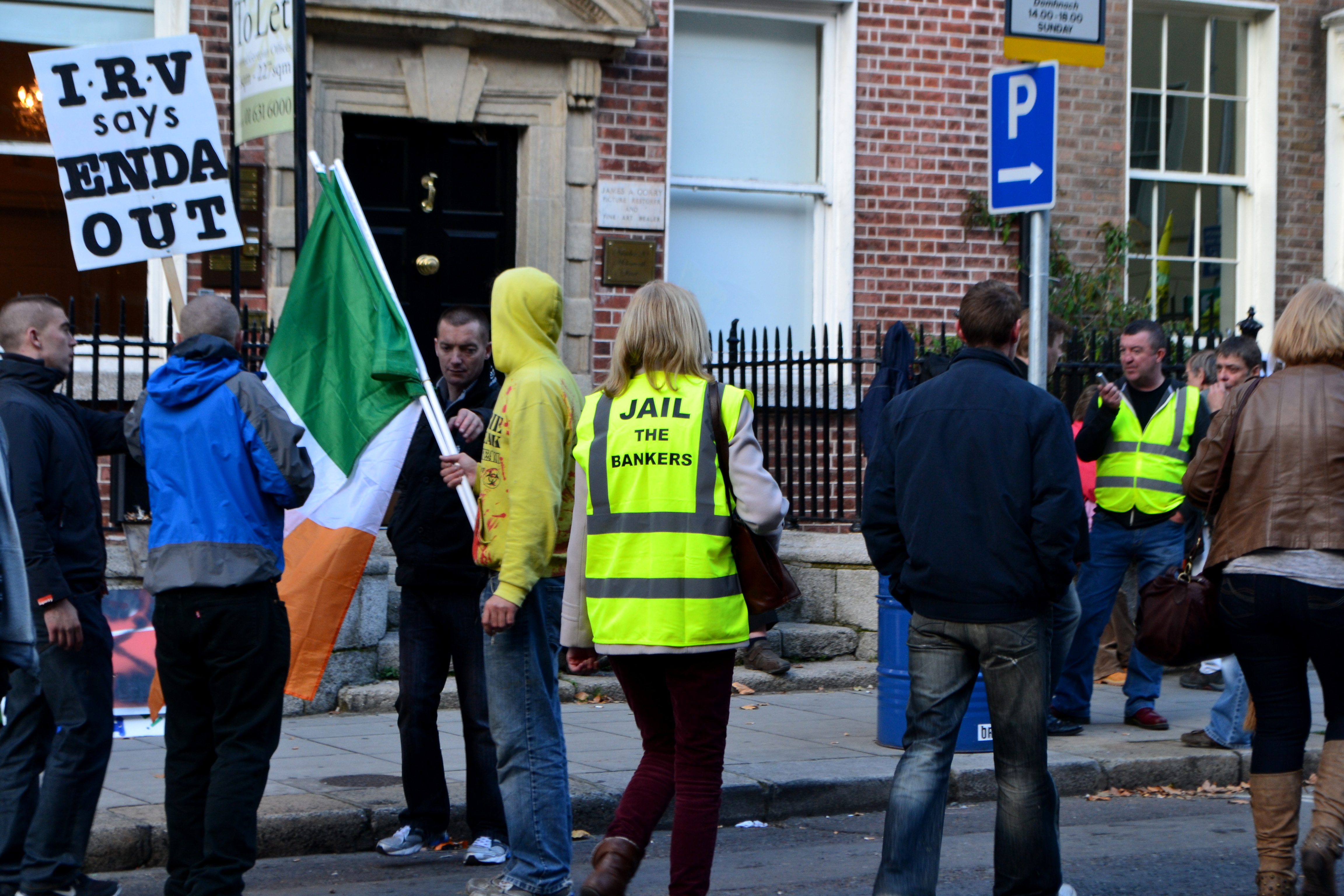 Budget Day met with lacklustre protest