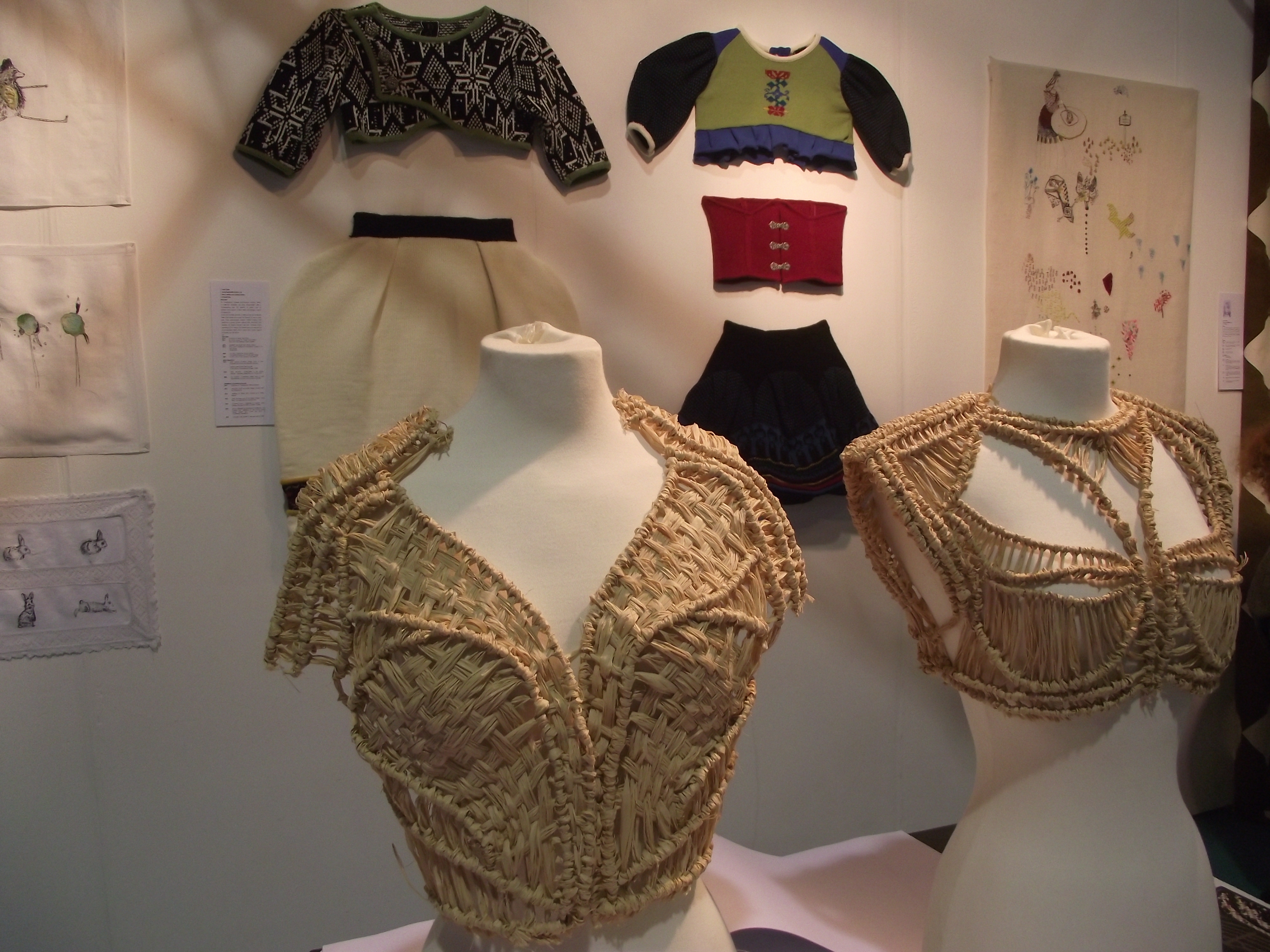 Getting crafty at the Knitting and Stitching show