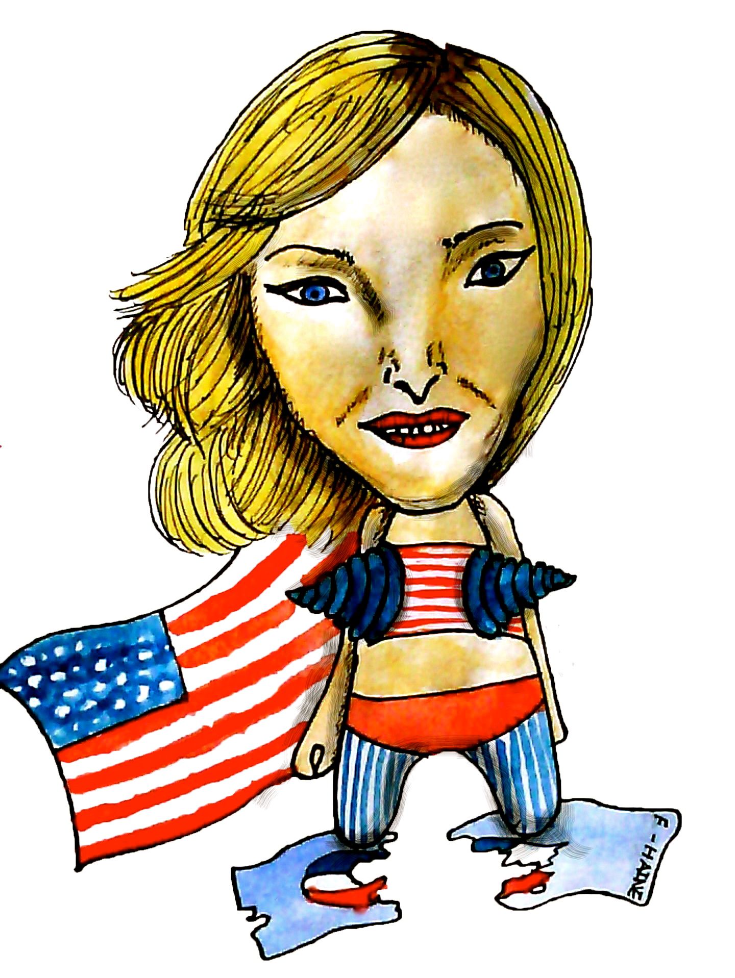 Will Madonna be the super-hero fighting against the Front National?