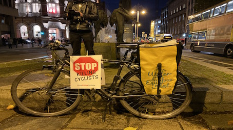 “Stop killing cyclists” – I Bike Dublin protests