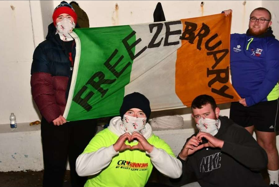 Freezebruary boys: South Dublin group embrace the challenge of sea swimming for 28 days in a row for charity