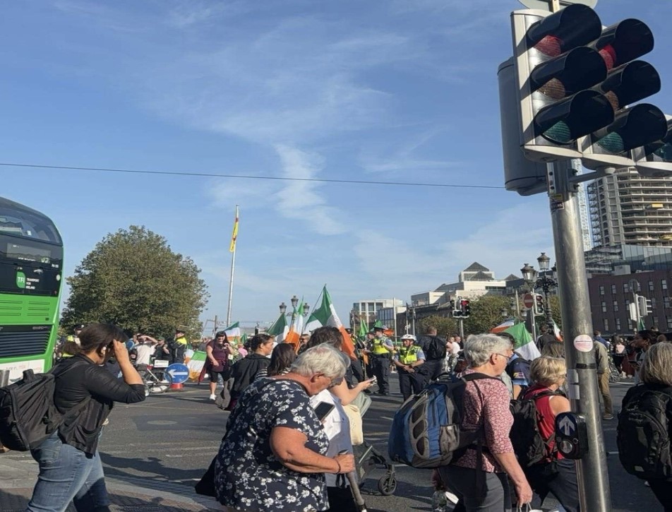 Dublin Divided: Anti-immigration Protest Faces Counter Demonstration 