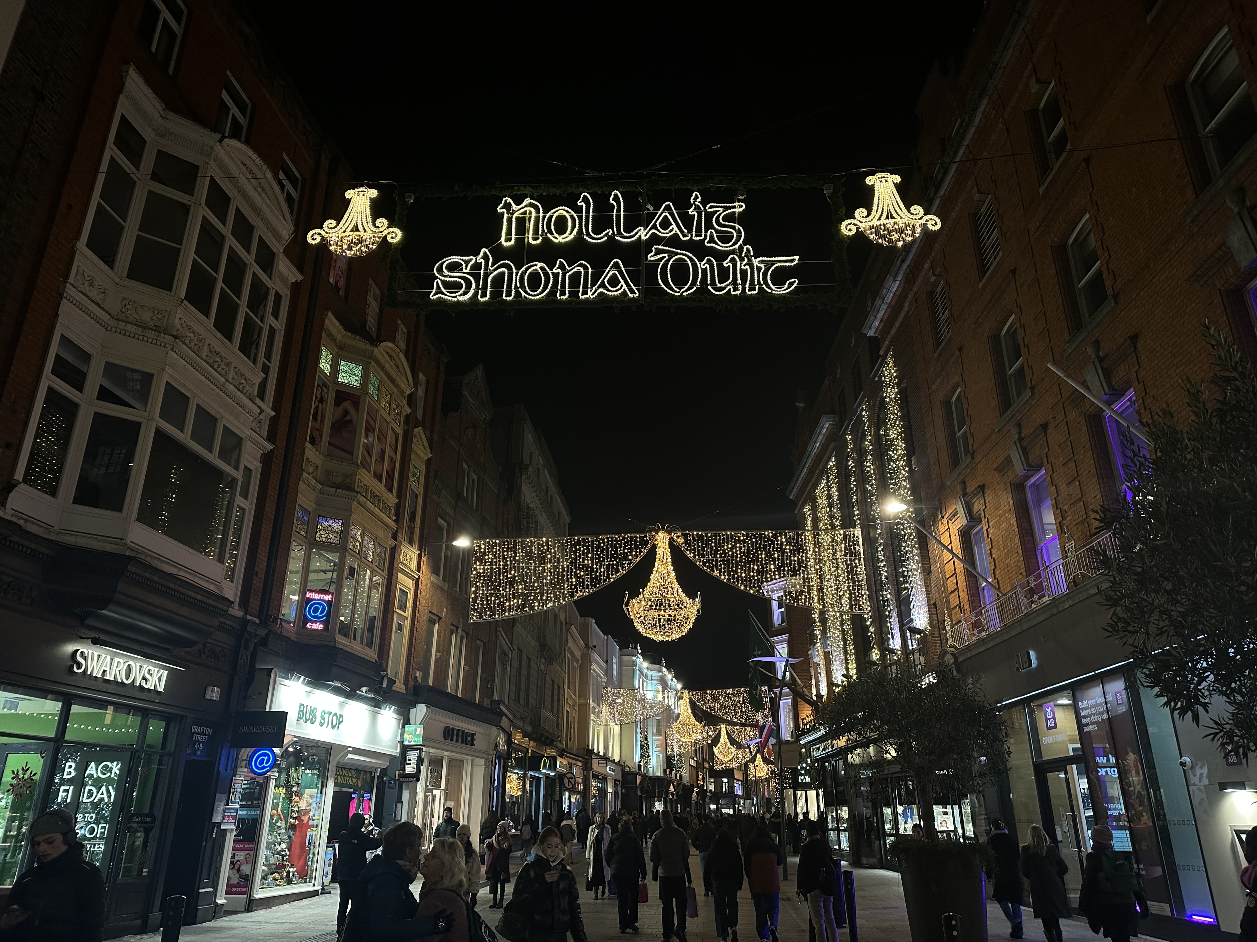 Lit up for the holidays: Dublin’s festive charm