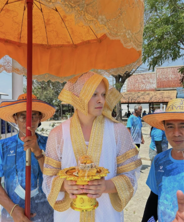 The Irish-speaking Monk